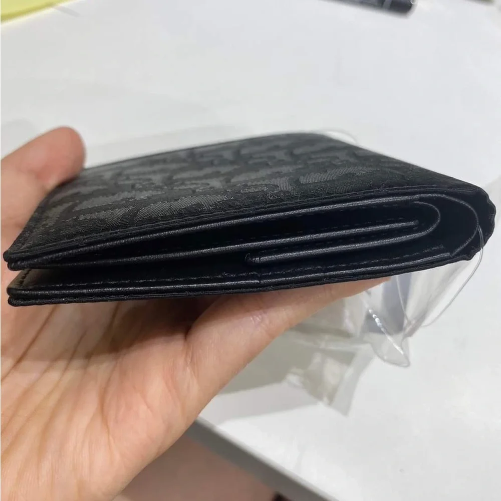 Dior black compact wallet unused item